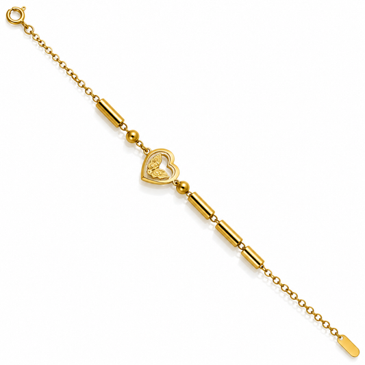 Butterfly Heart Bracelet
