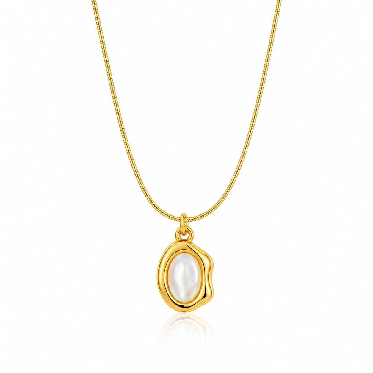 Molten Pearl Necklace
