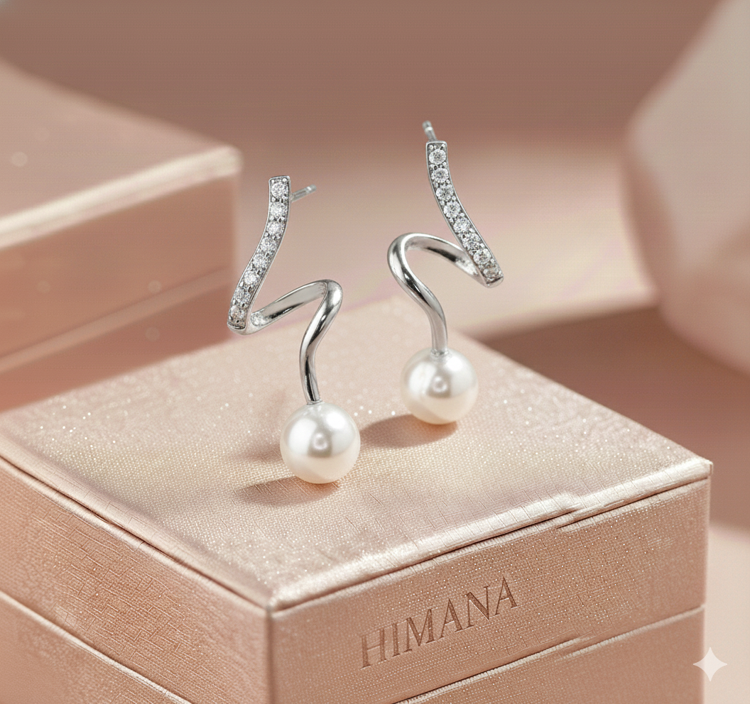 Pearl Cascade Earrings