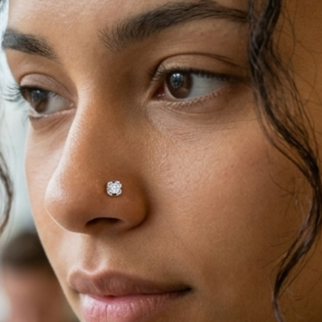 Sparkling Nose Pin
