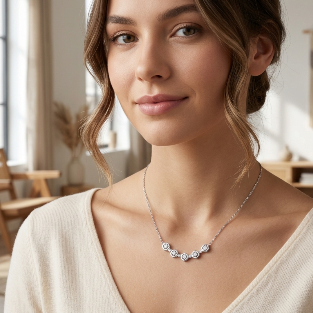 Aria Hex Necklace