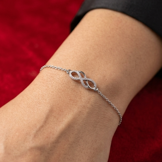 Infinity Silver Bracelet