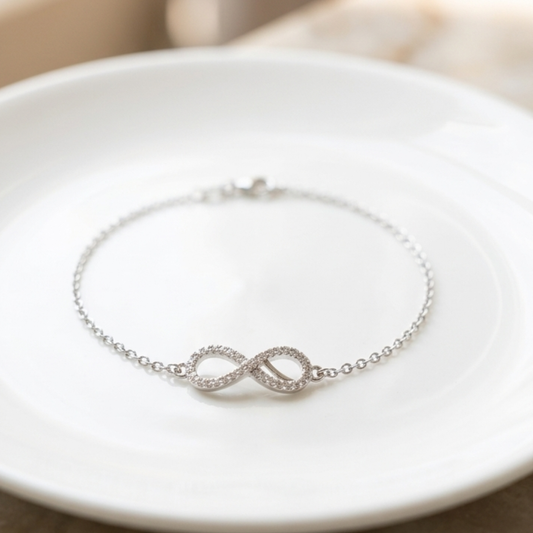 Infinity Silver Bracelet