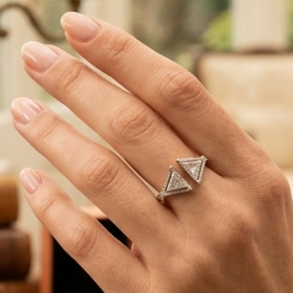 Trigon Silver Ring