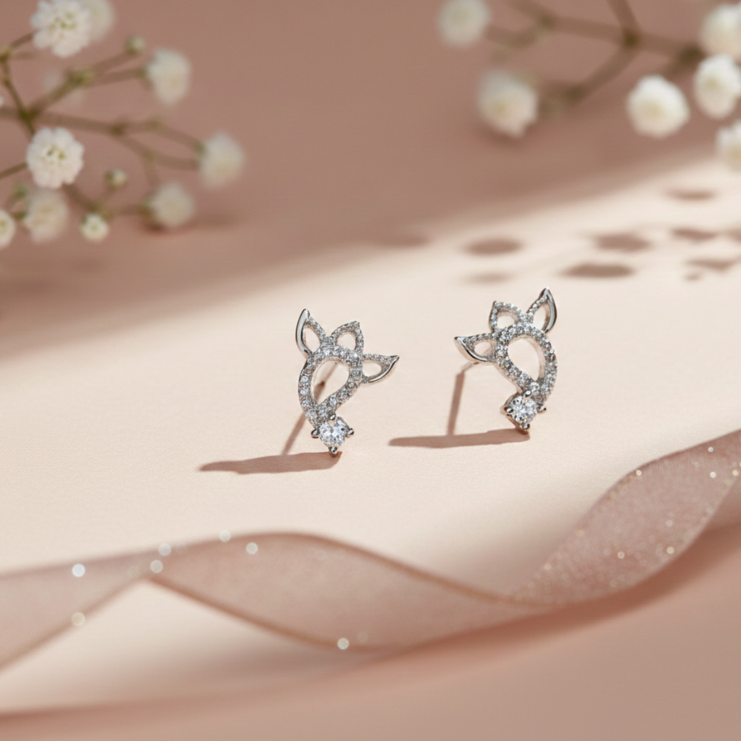The Lotus Bud Studs Earrings