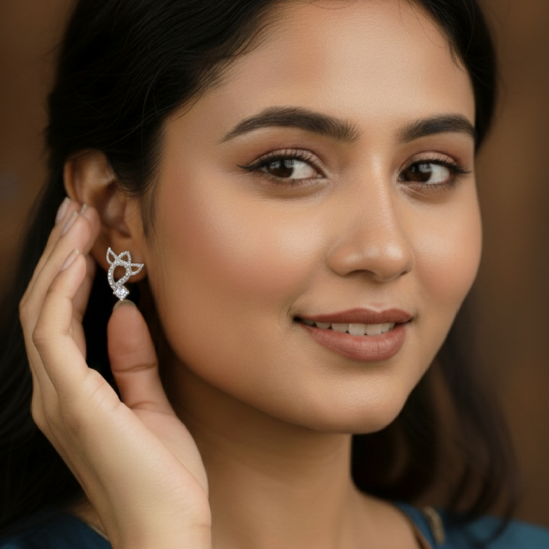 The Lotus Bud Studs Earrings