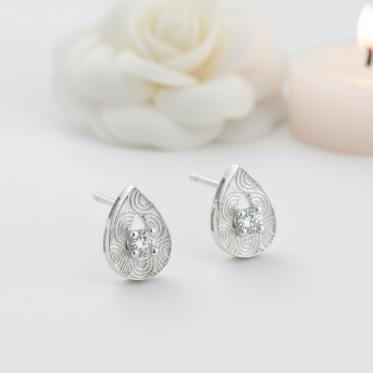 Silver Silhouette Earrings