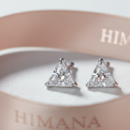 Large Triangle Solitaire Studs