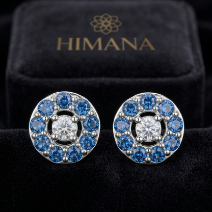 Sapphire Bloom Studs