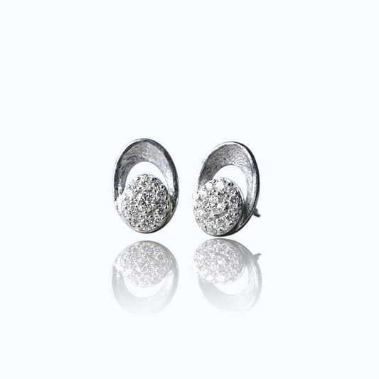 The Silver Eclipse Studs