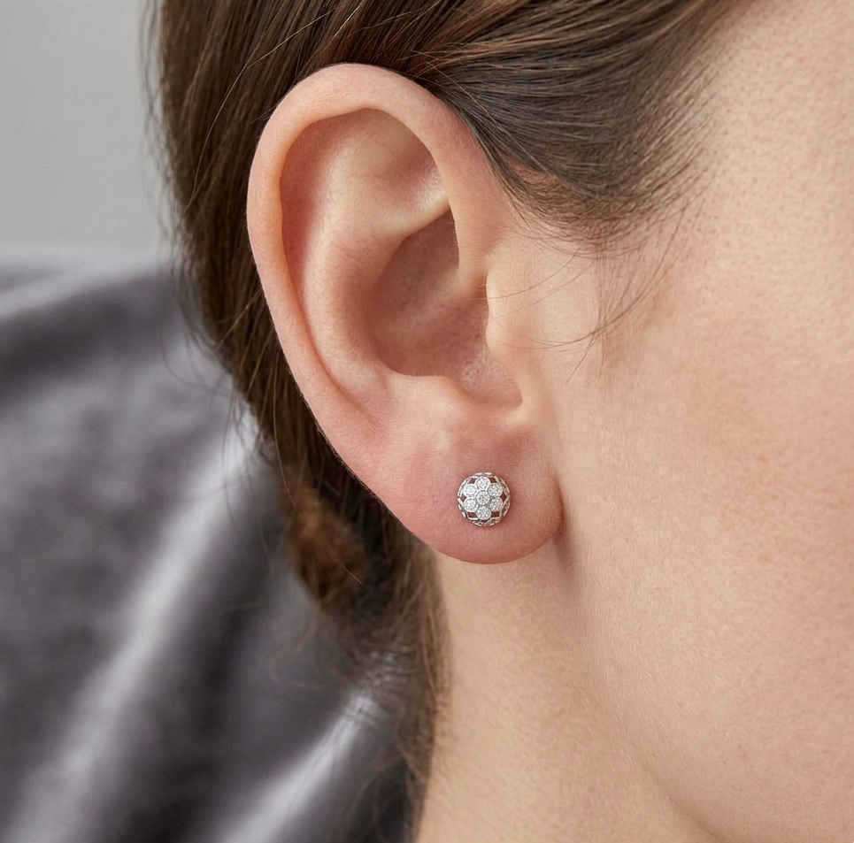 Celestial Silver Studs