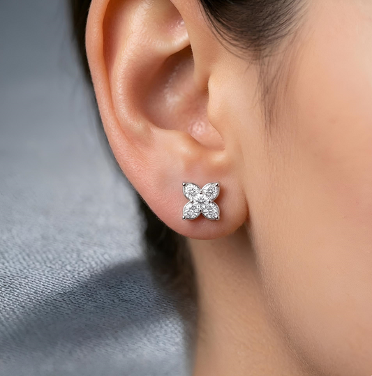 Lattice Flora Earrings