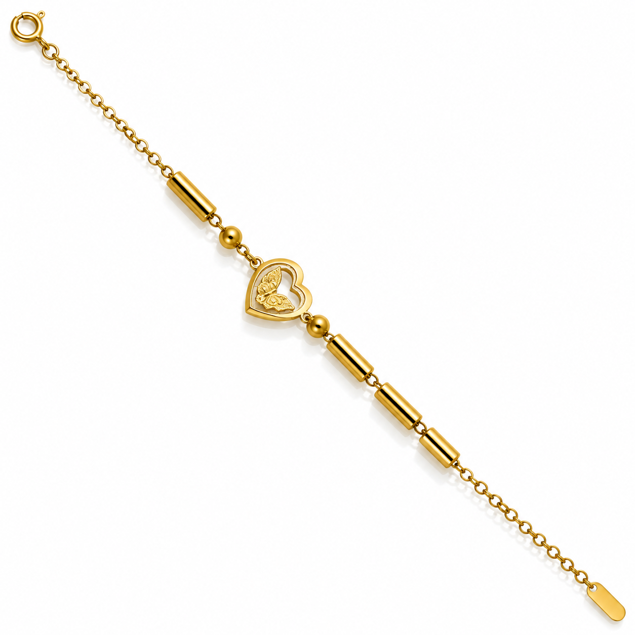 Butterfly Heart Bracelet