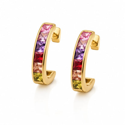 Multi-Gemstone Earrings