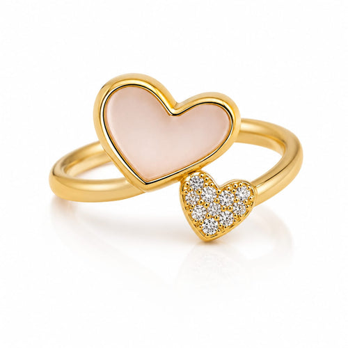 Double Heart Ring