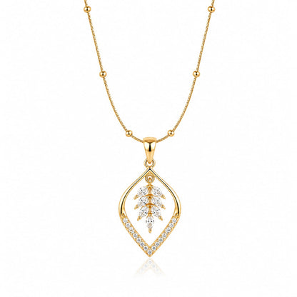 Cascading Leaf Necklace