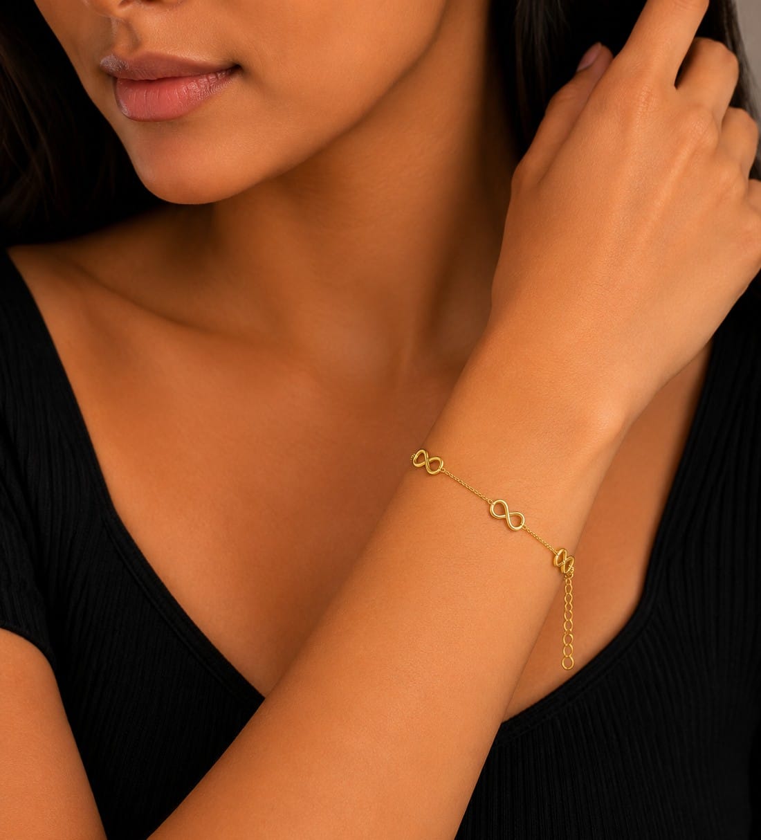 Triple Infinity Bracelet