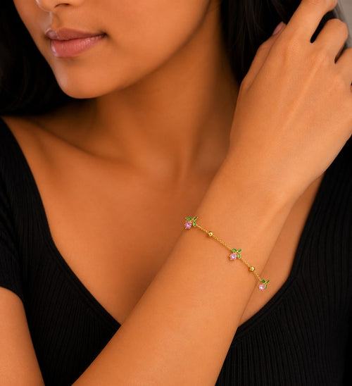 Pink Crystal Bracelet