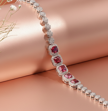 'Scarlet Symphony' Bracelet