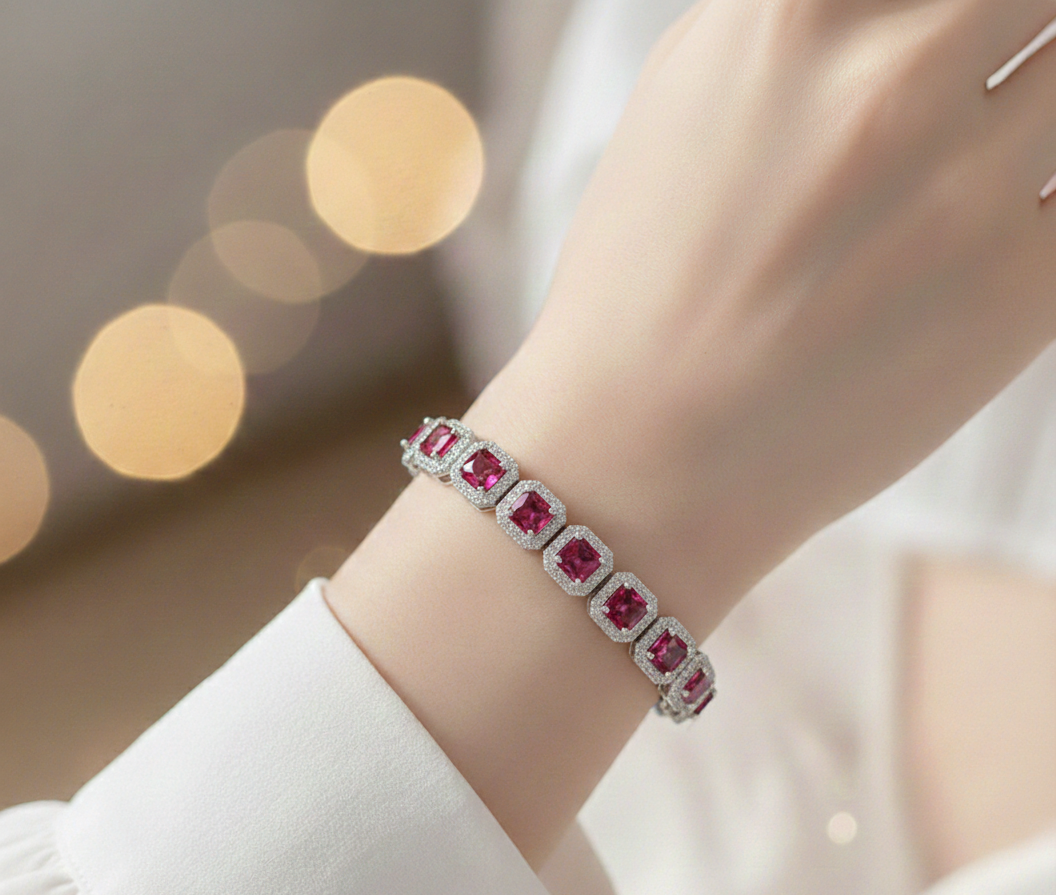 'Scarlet Symphony' Bracelet