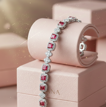 'Scarlet Symphony' Bracelet