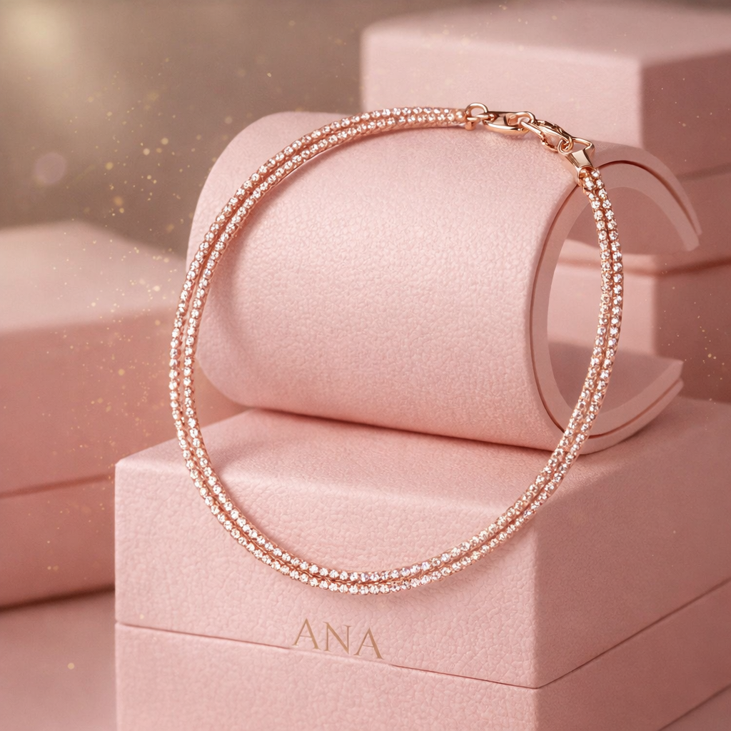 Silver Tri-Color Harmony Bracelet