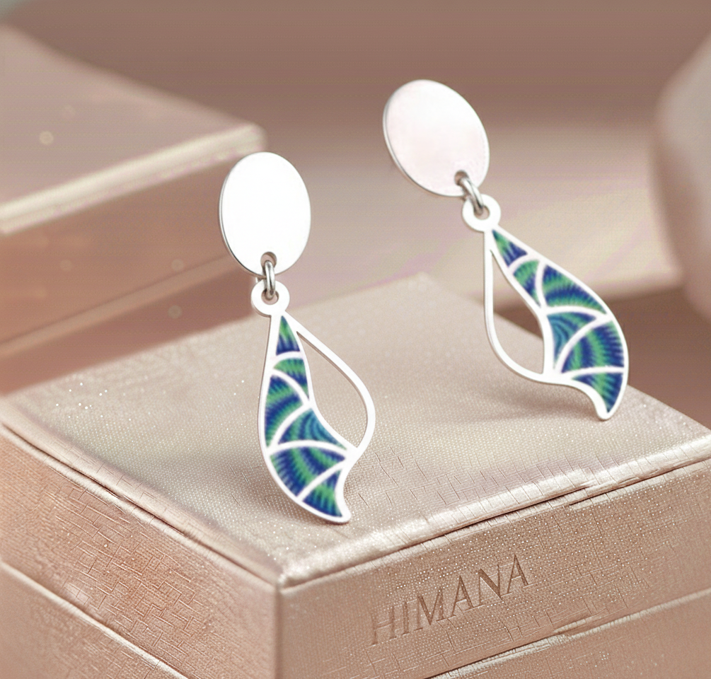 Silver Oceanic Bliss Earrings