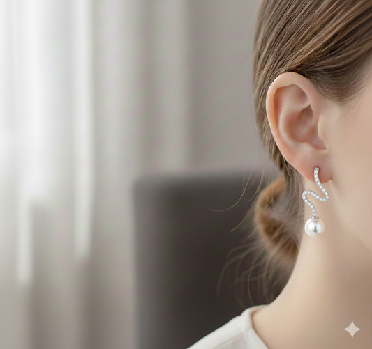 Pearl Cascade Earrings