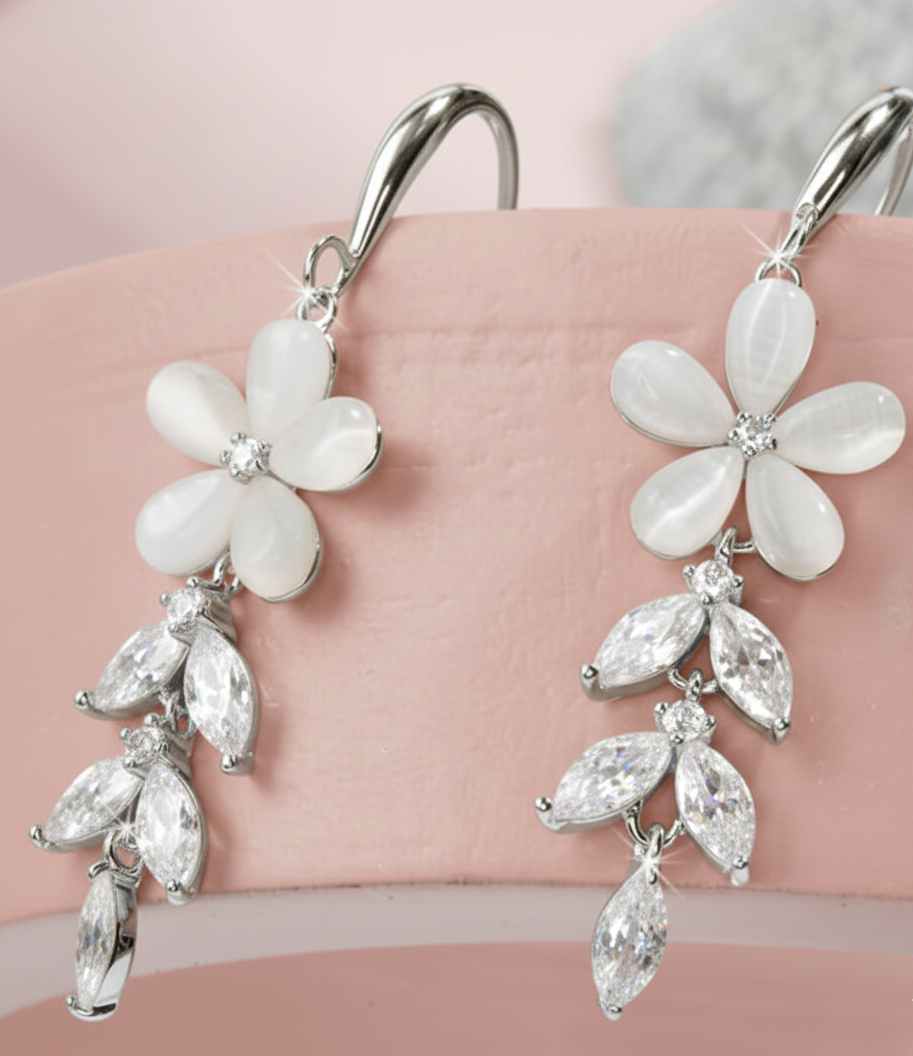 Stunning Floral Dangler Earrings