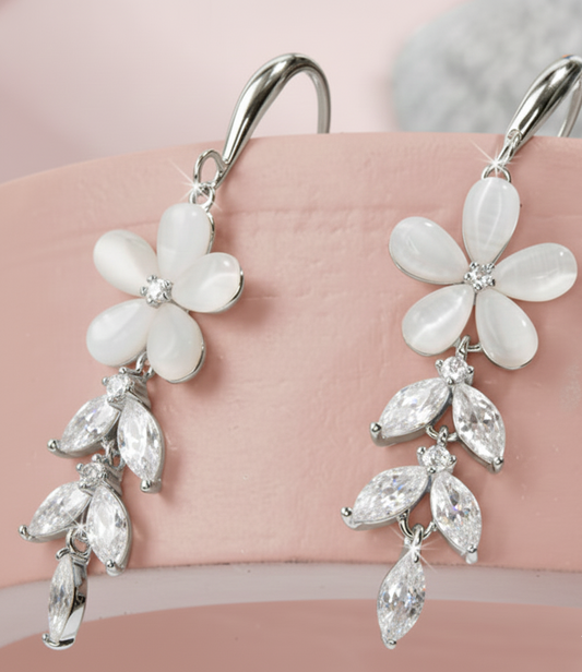 Stunning Floral Dangler Earrings