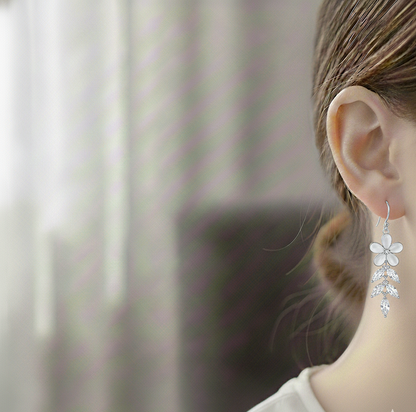 Stunning Floral Dangler Earrings