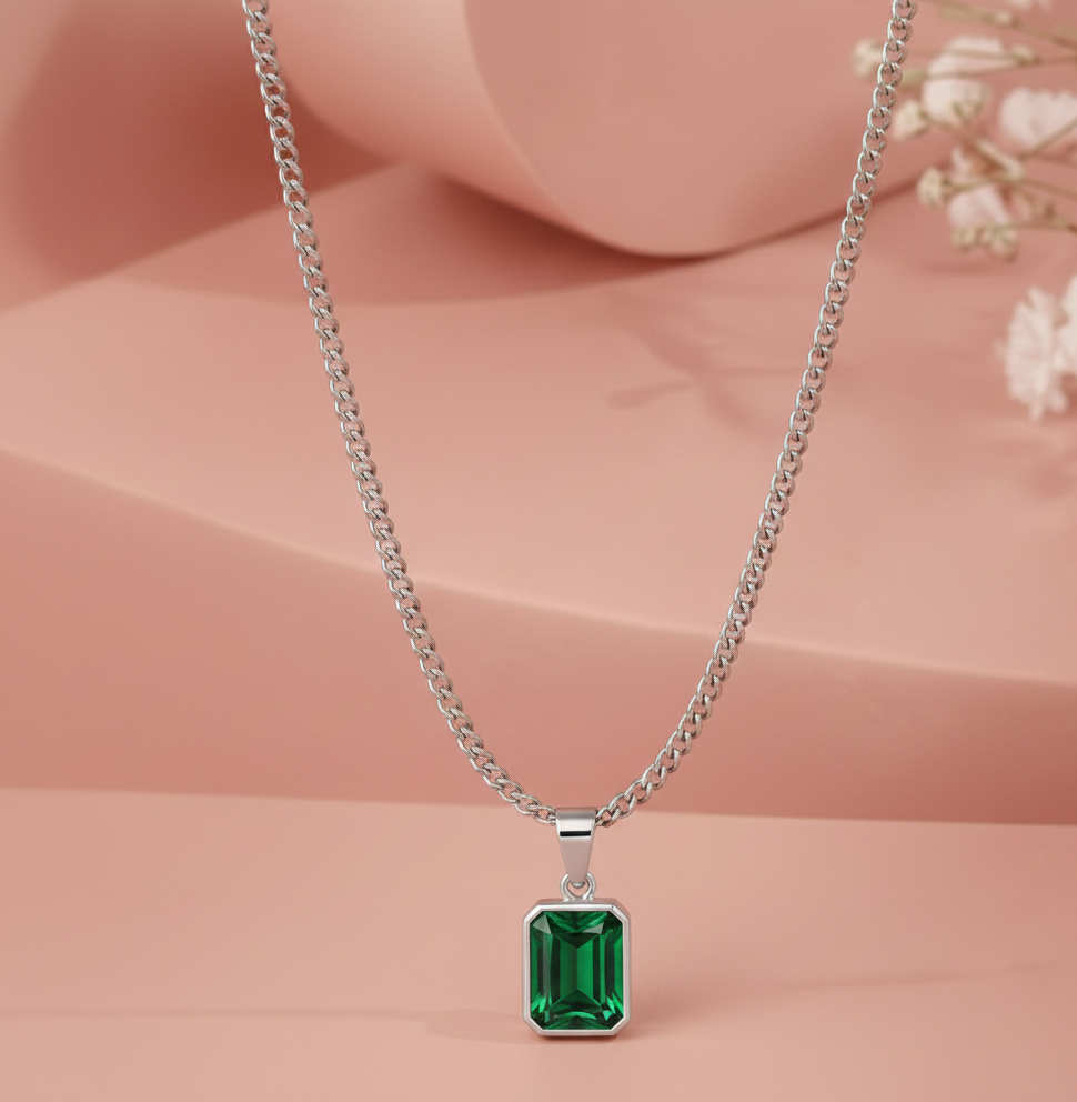 Classic Emerald Necklace