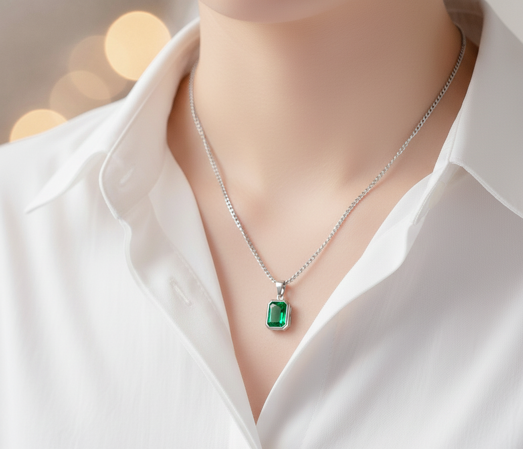 Classic Emerald Necklace