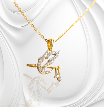 Golden Quill Necklace