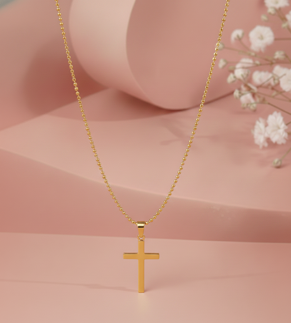 Golden Cross Necklace