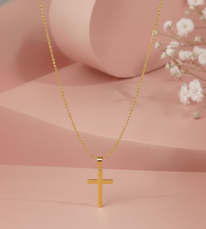 Golden Cross Necklace