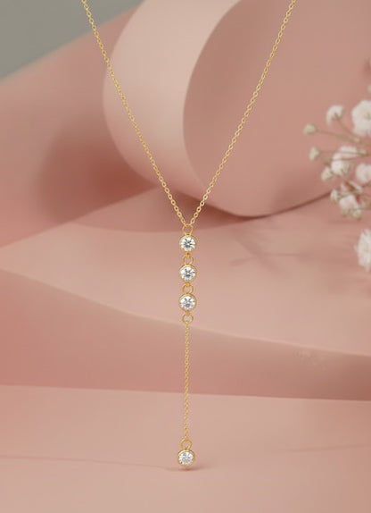 Sparkling Elegance Stone Necklace