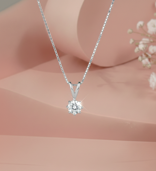 Royal Solitaire Necklace