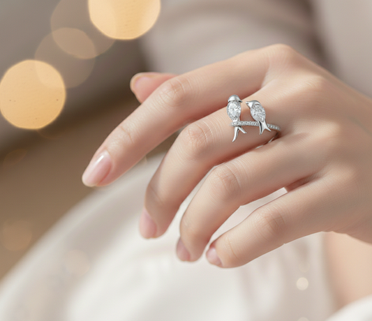 Whispers in Silver Ring