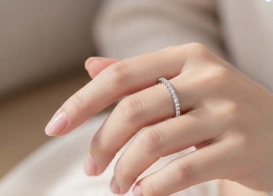 Silver Eternity Band