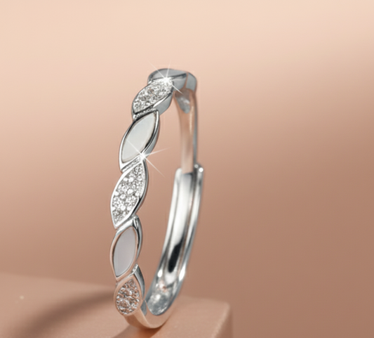 'Beautiful Marquise' Silver Ring