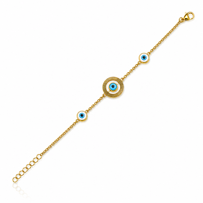 Evil Eye Station Chain Bracelet